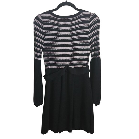 Nanette Lepore Designer Scoop Neck Merino Wool Sweater Dress Size S - Picture 3 of 6